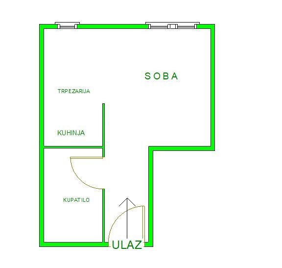 0.5 sobe, Stan, 27 m² photo 8